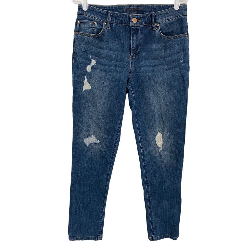 Chico's Platinum Denim Jeans‎ Size 0 (4)